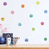 29pcs 7cm dot wall stickers watercolor stickers nursery wall decals kids room baby room livingroom decor home decor