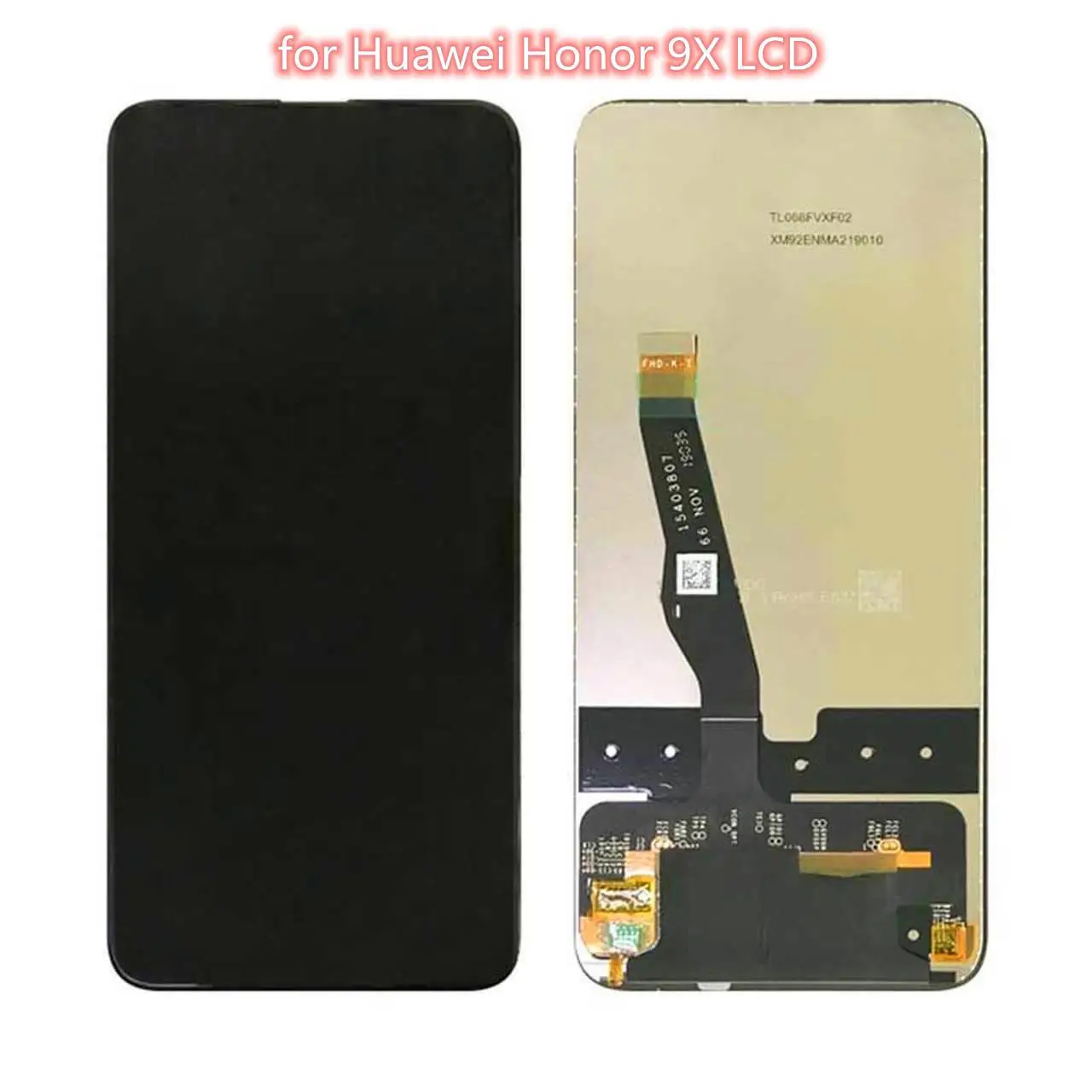 

100% test 6.59 for huawei honor 9x lcd display touch screen digitizer assembly + frame for honor 9x STK-LX1 STK-L22 display