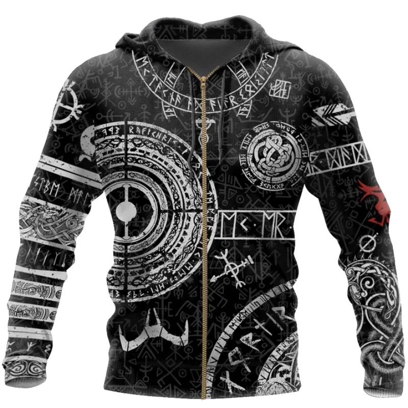 

Viking Odin Tattoo 3D Printed Men Hoodies Harajuku Fashion Hooded Sweatshirt Autumn Unisex Street Hoodie Sudadera Hombre WS-445