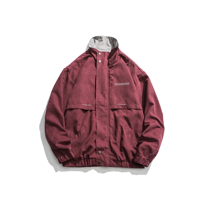 Мужские куртки в стиле ретро уличная одежда Харадзюку хип хоп для старой школы с