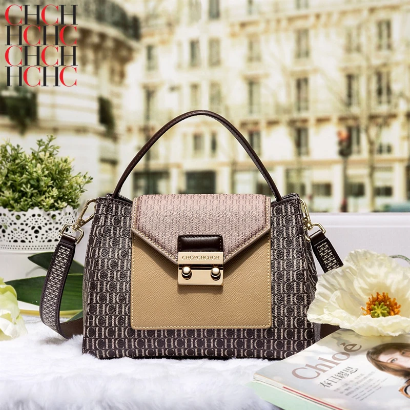 

CHCH HCHC 100% Genuine Leather Women Casual Handbags 2022 New Fashion Single Shoulder Crossbody Bags Luxury Designer Purses Gg