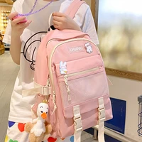 est cute teenager girls school bag female shoulders back pack women bags 2021 backpack nylon kawaii mochila mujer preppy bagpack