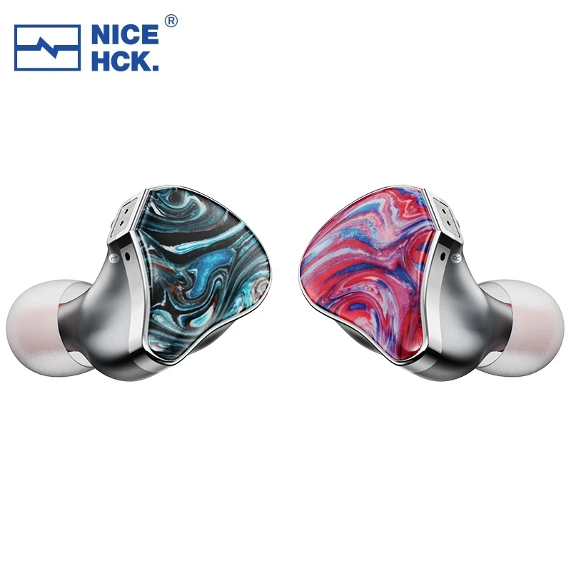 NiceHCK Topguy флагманские Hi Fi наушники спортивные IEM 10 мм титановый Магниевый сплав