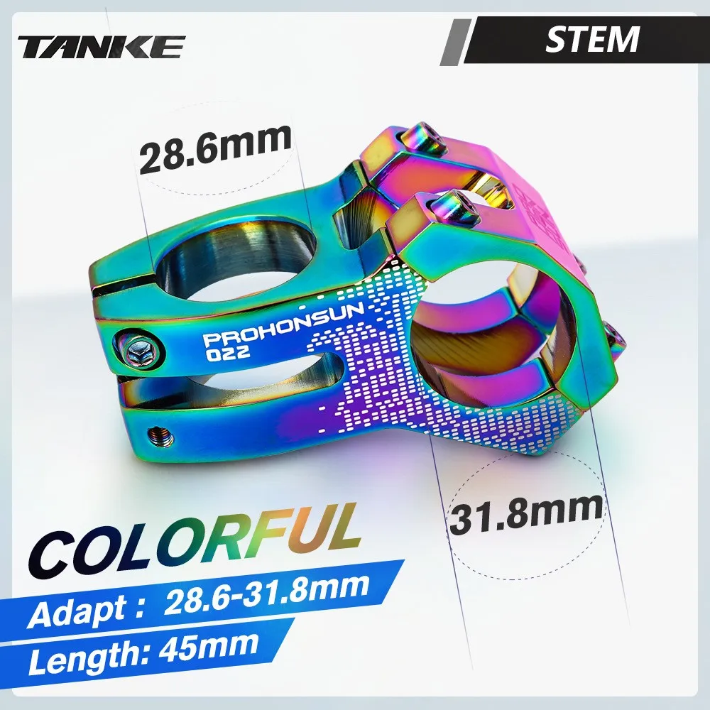 

Bicycle Handlebar Stem CNC Colorful For XC AM Handlebar High-Strength MTB