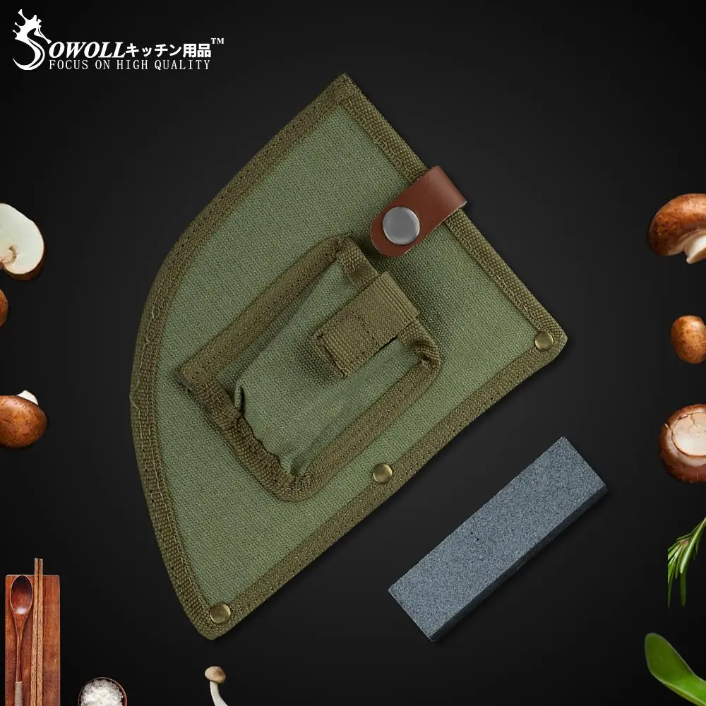Sowoll нож для мясника оболочка экологичный нейлоновый крышка с мини точилка ножа