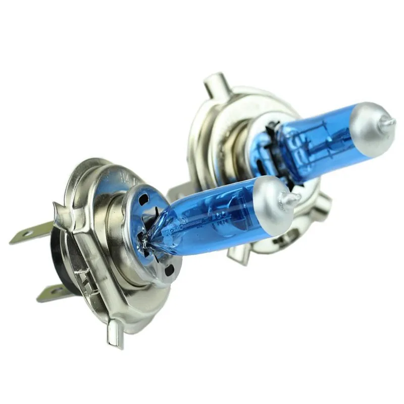 2PCS Super White H4 55W DC12V Bi-Xenon HID High Power Low Consumption Beam Headlight Bulb 6000K Light Lamps Su Car Parts#267644 |