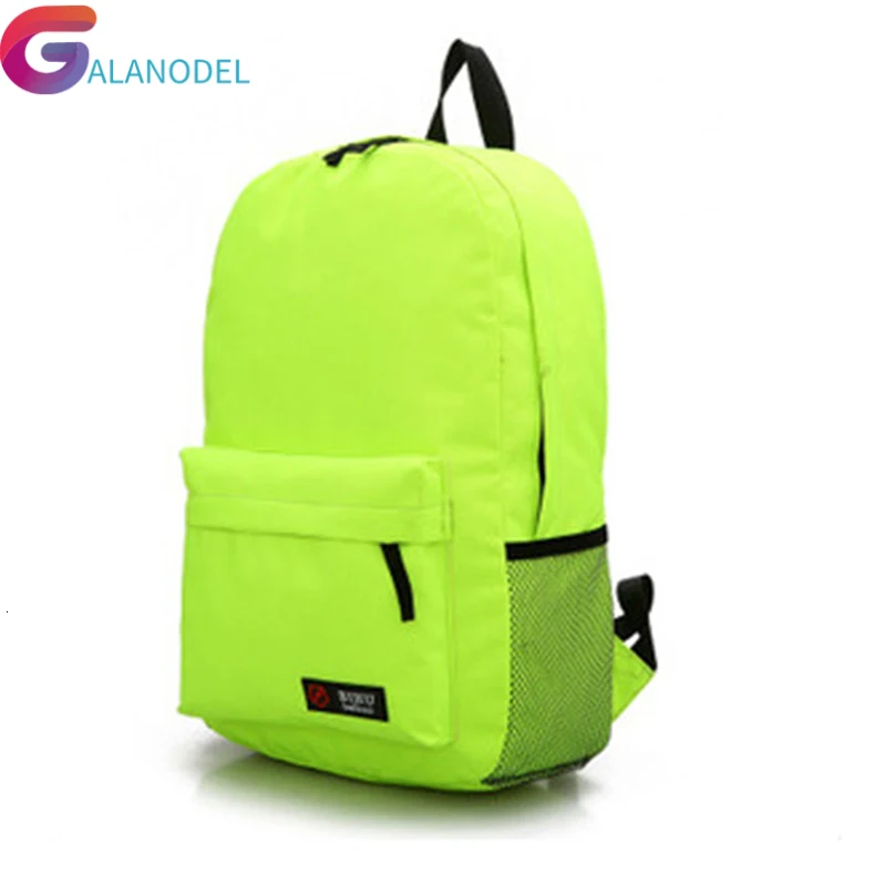 Холщовый Повседневный школьный рюкзак для женщин милый ярких цветов подростков