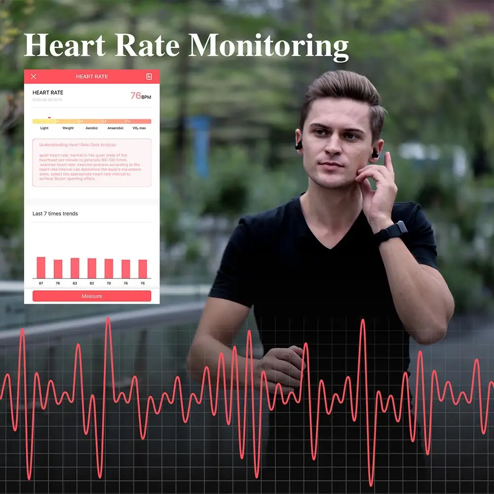 Smart Wristband Fitness Tracker Smart Watch With TWS Earbuds Heart Rate Monitor Pedometer Calorie Counter For Sports 2020
Smart Wristband Fitness Tracker Smart Watch With TWS Earbuds Heart Rate Monitor Pedometer Calorie Counter For Sports 2020