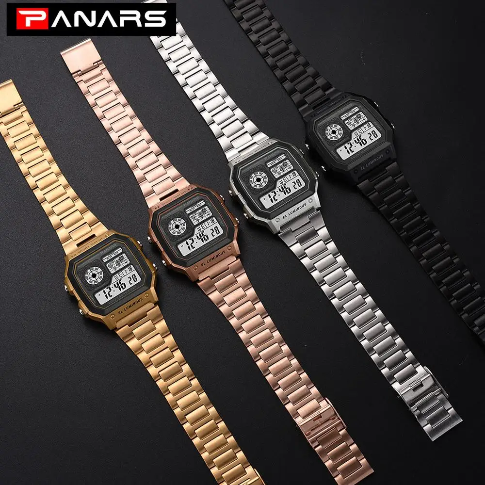 Часы PANARS мужские наручные цифровые спортивные водонепроницаемые деловые из
