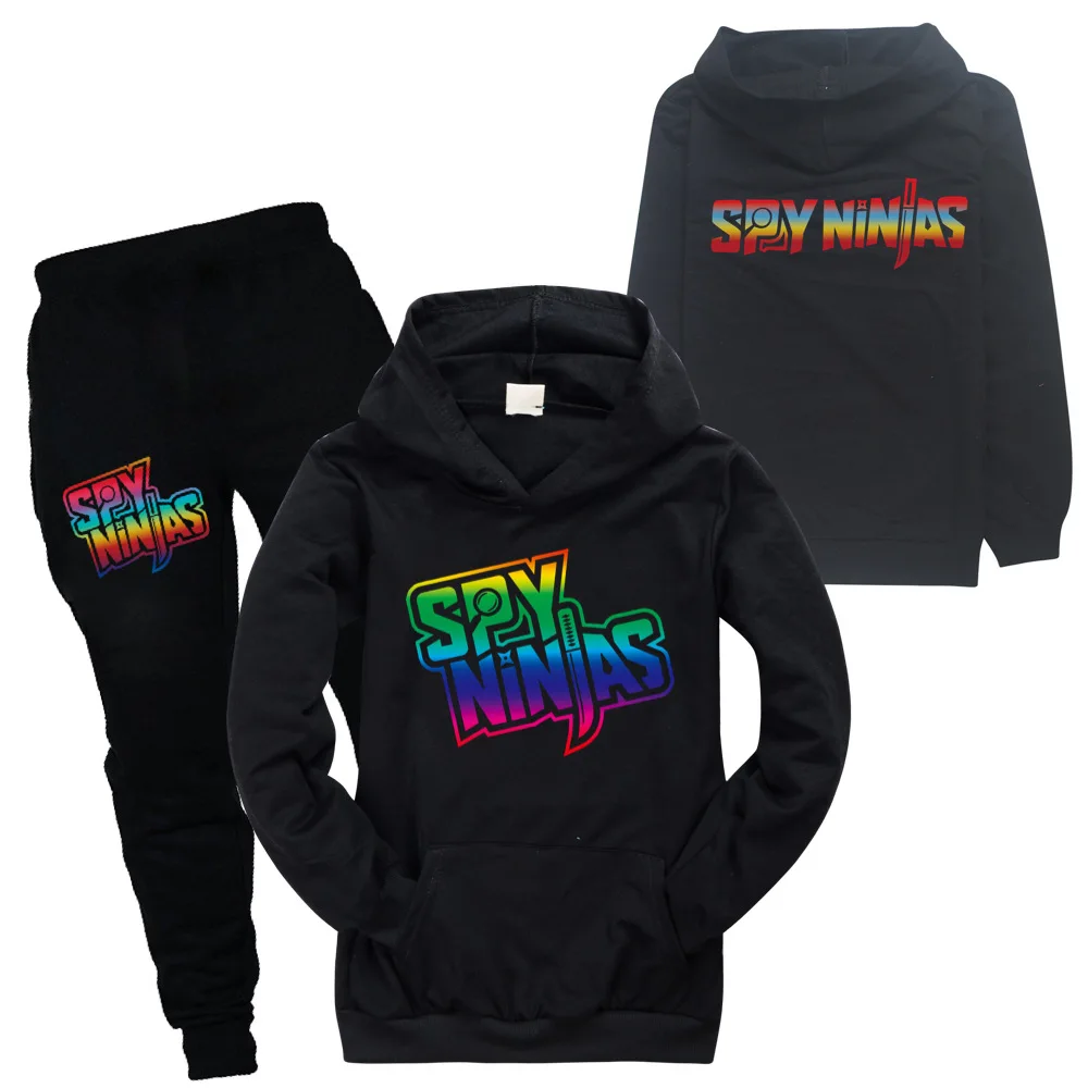 

Kids SPY NINJA Game Cartoon Hoodies Pants Suit for Teens Boys Girls Children Sweatshirt Suit Fashion Kids Autumn New Clothes