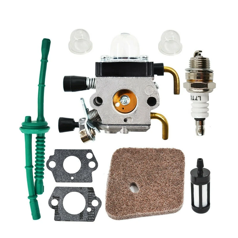 Семейный набор карбюратор для STIHL FS55 FS55R FS55RC KM55 HL45 KM55R FS38 с комплектом топливных