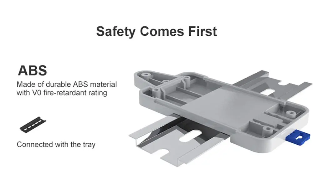 SONOFF DR DIN Rail лоток для Basic/RF/ Pow/ TH10/16/ Wifi Smart Switch рельсовый Чехол Держатель