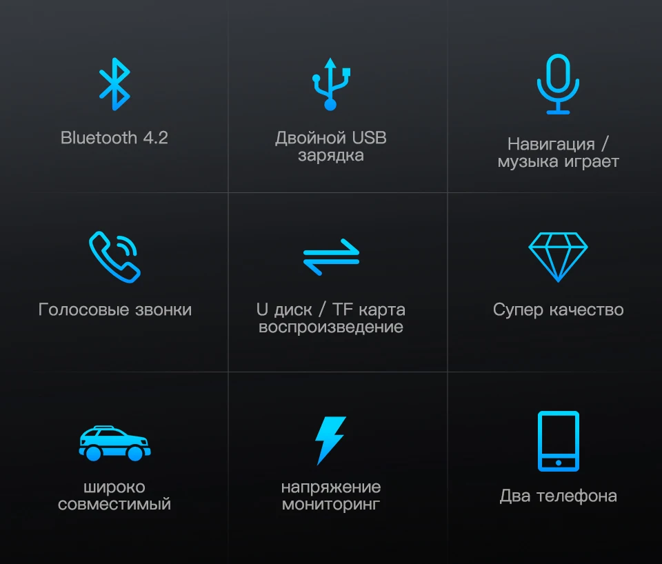 KUULAA автомобильное зарядное устройство с fm-передатчиком Bluetooth приемник аудио MP3 плеер TF карта Автомобильный комплект 3.4A двойное автомобильное usb-устройство для зарядки телефона