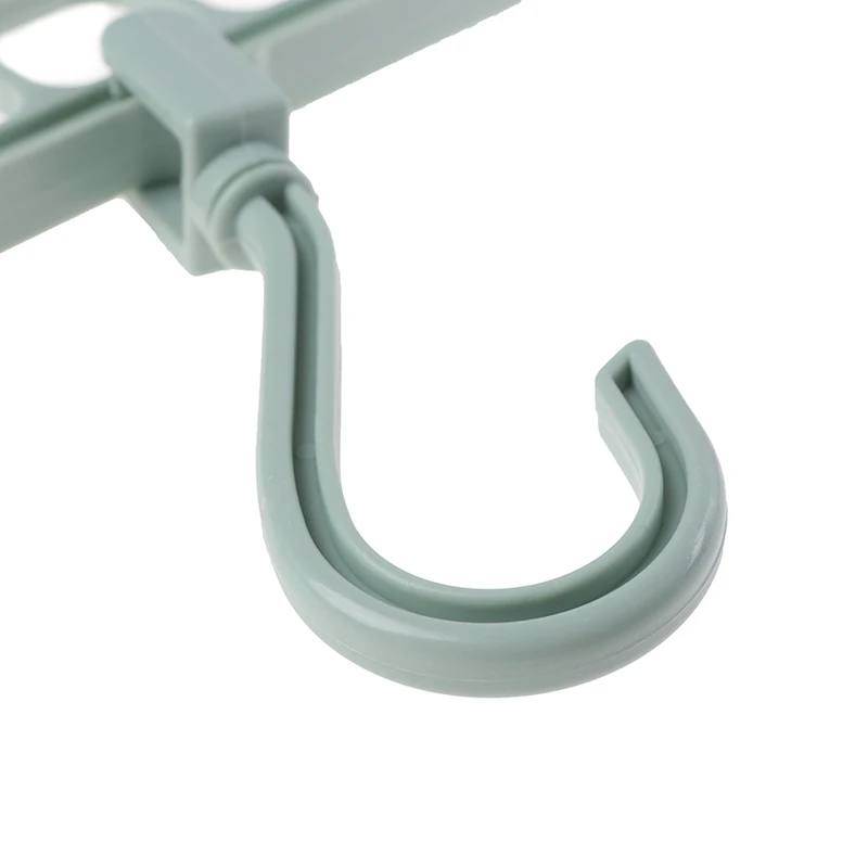 

9 Holes Clothes Coat Hanger Organizer Drying Racks Plastic Cabinet Storage Rack Hangers For Clothes Multi-port Support Clothes