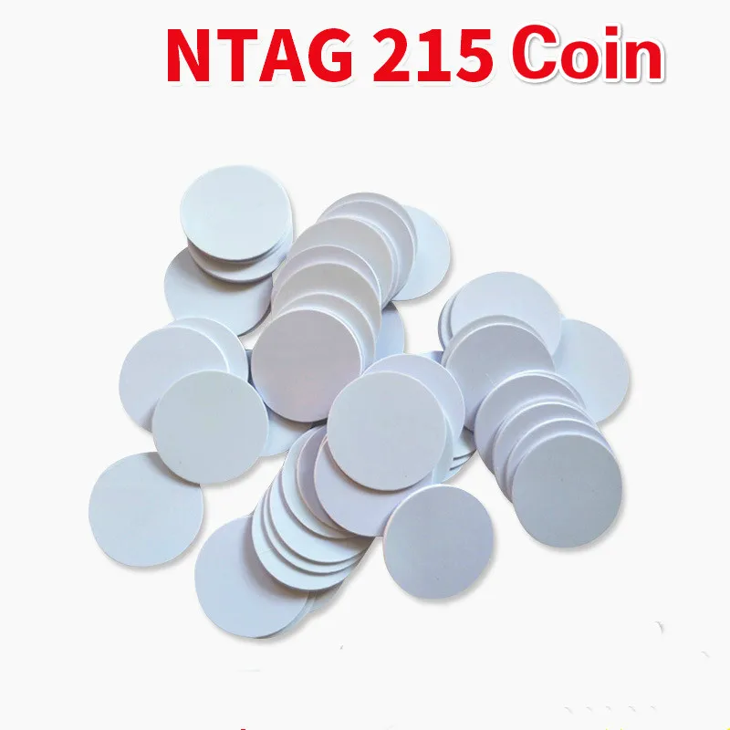 

10/5/1pcs NFC Ntag 215 Coin Universal 25mm Ultralight RFID Access Control Responsive Waterproof Dust-proof Game Phone Label Tags