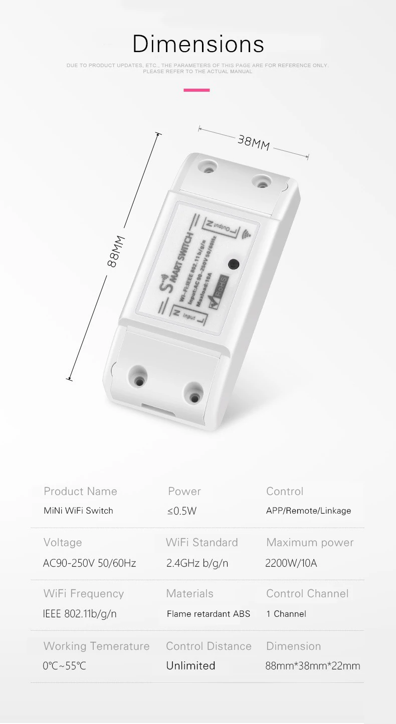 Tuya Wifi переключатель DIY беспроводной пульт дистанционного управления Domotica светильник интеллектуальное реле для домашней автоматизации модуль управления работа с Alexa