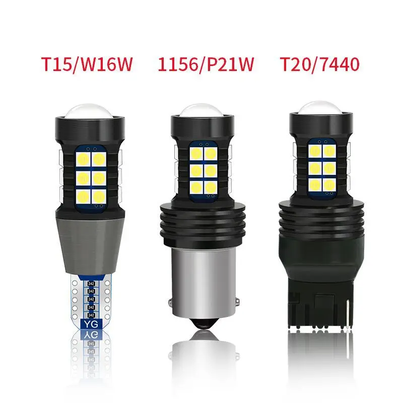 2 шт. универсальный упор для 1156 P21W Ba15s 27SMD T15 W16W T20 7440 W21W светодиодный поворота Стоп