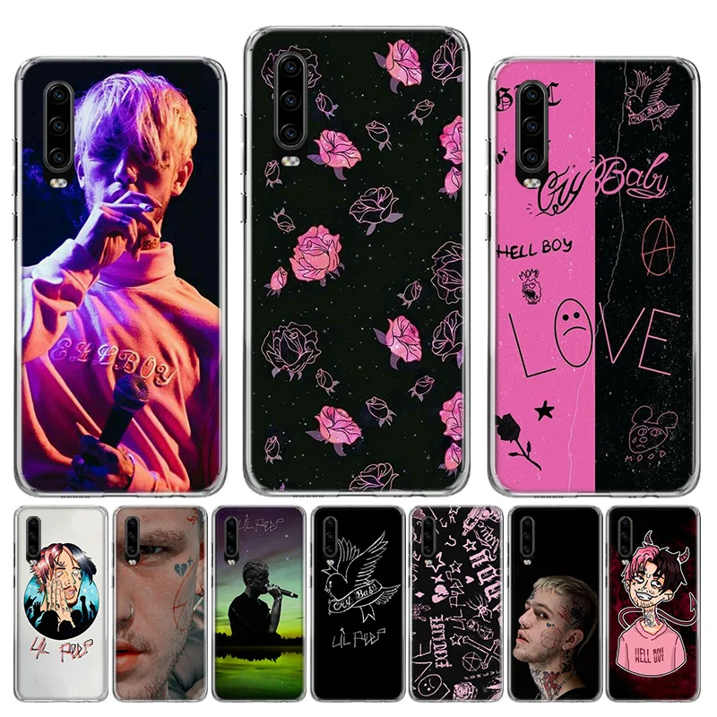 Чехол Lil Peep hellboy Life is Beautiful Cry Baby для Huawei P40 P30 P20 P10 lite Mate 10 20 30 Pro + чехол Etui|Бамперы| |
