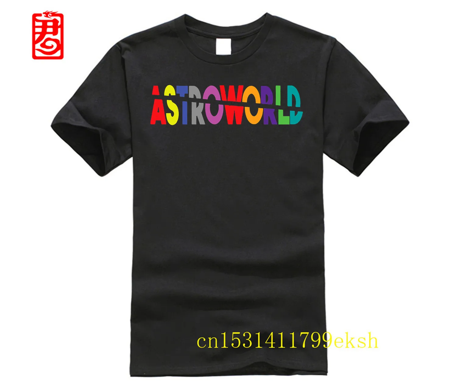 Мужская белая футболка ASTROWORLD на заказ модная 2020 | одежда