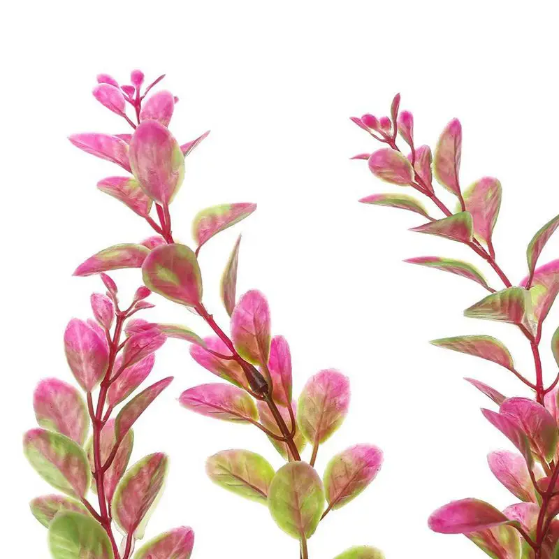 Зеленое Подводное пластиковое растение 46 см для аквариума украшение | Дом и сад