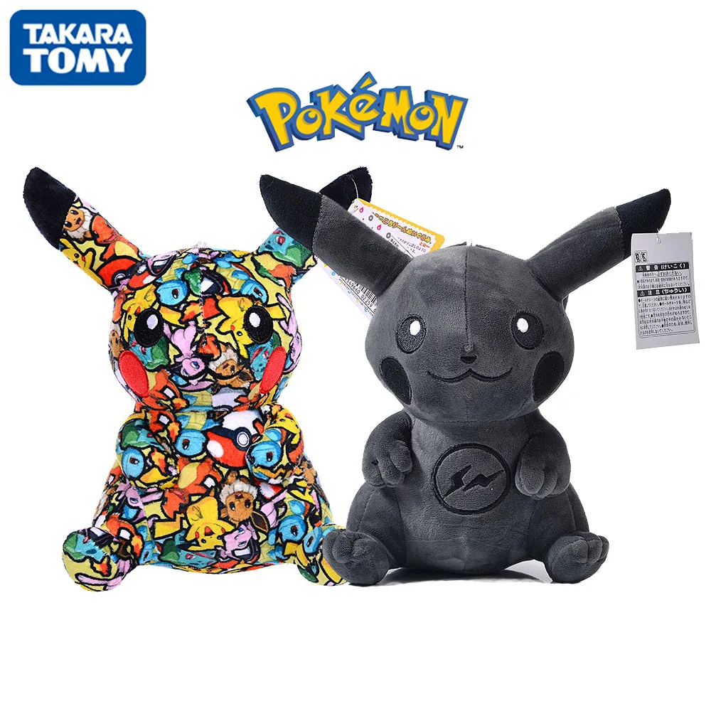 

Original 20CM Pokemon Plush Toys Diablo Pikachu Plush Toy Graffiti Pendant Dolls Kawaii Stuffed Kid Christmas Birthday Girl Gift