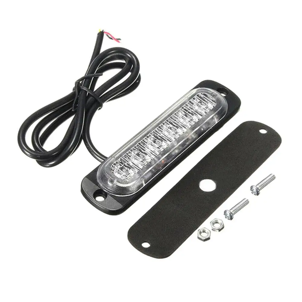 6 светодиодный автомобиль грузовик тире Strobe Flash светильник 18 Вт стробоскоп