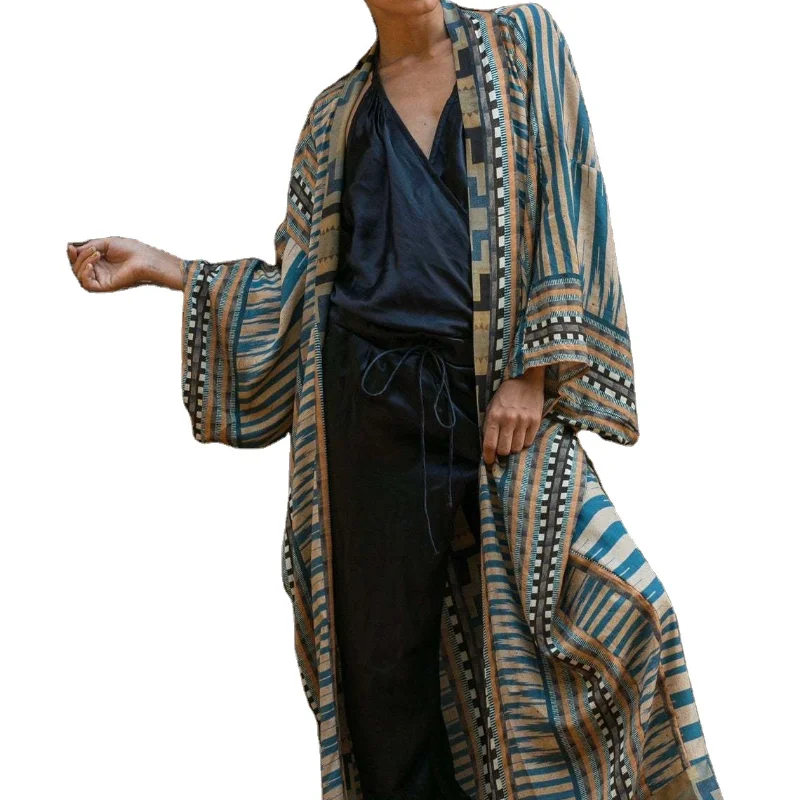 

Kimono Yukata Kimono Cardigan Fashion Blouse Women 2021 Long Cardigan Haori Traditional Kimonos Dress