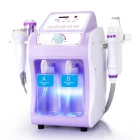 microdermabrasion peeling facial cleaning beauty machine oxygen face sprayer gun hydrofacial skin care instrument with 6 handles