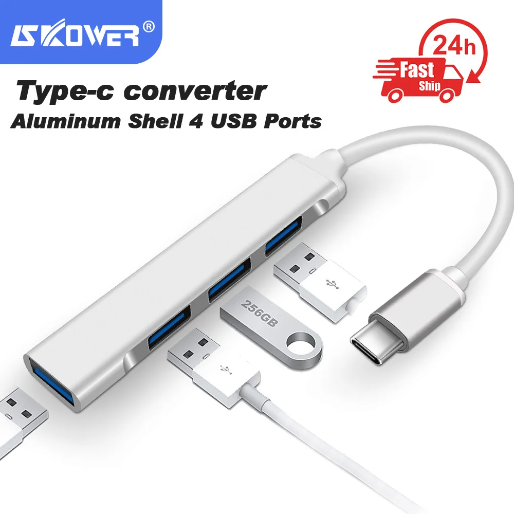 тип c 30 usb c концентратор 30 4 порта м