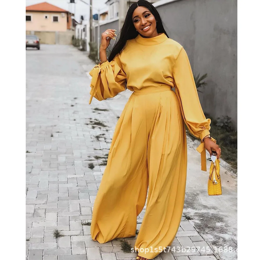 Женские штаны свободного покроя модные простые твердого вещества Цвет топы с