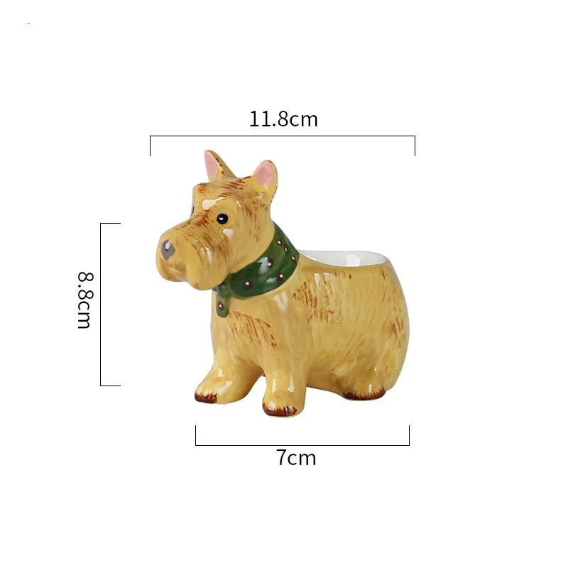 ceramic egg holder creativity soft boiled egg cups holder stander dog shaped egg stand storage dishwasher safe kitchen gadgets free global shipping