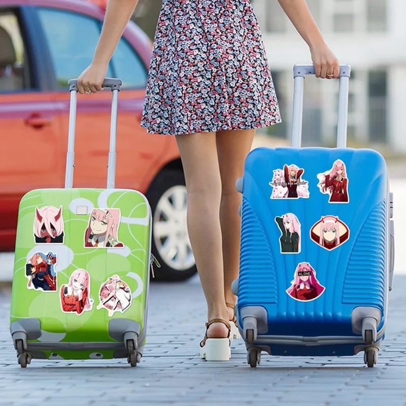 

100 pieces of DARLING in the FRANXX Anime Graffiti Waterproof Removable Trolley Case Notebook Sticker