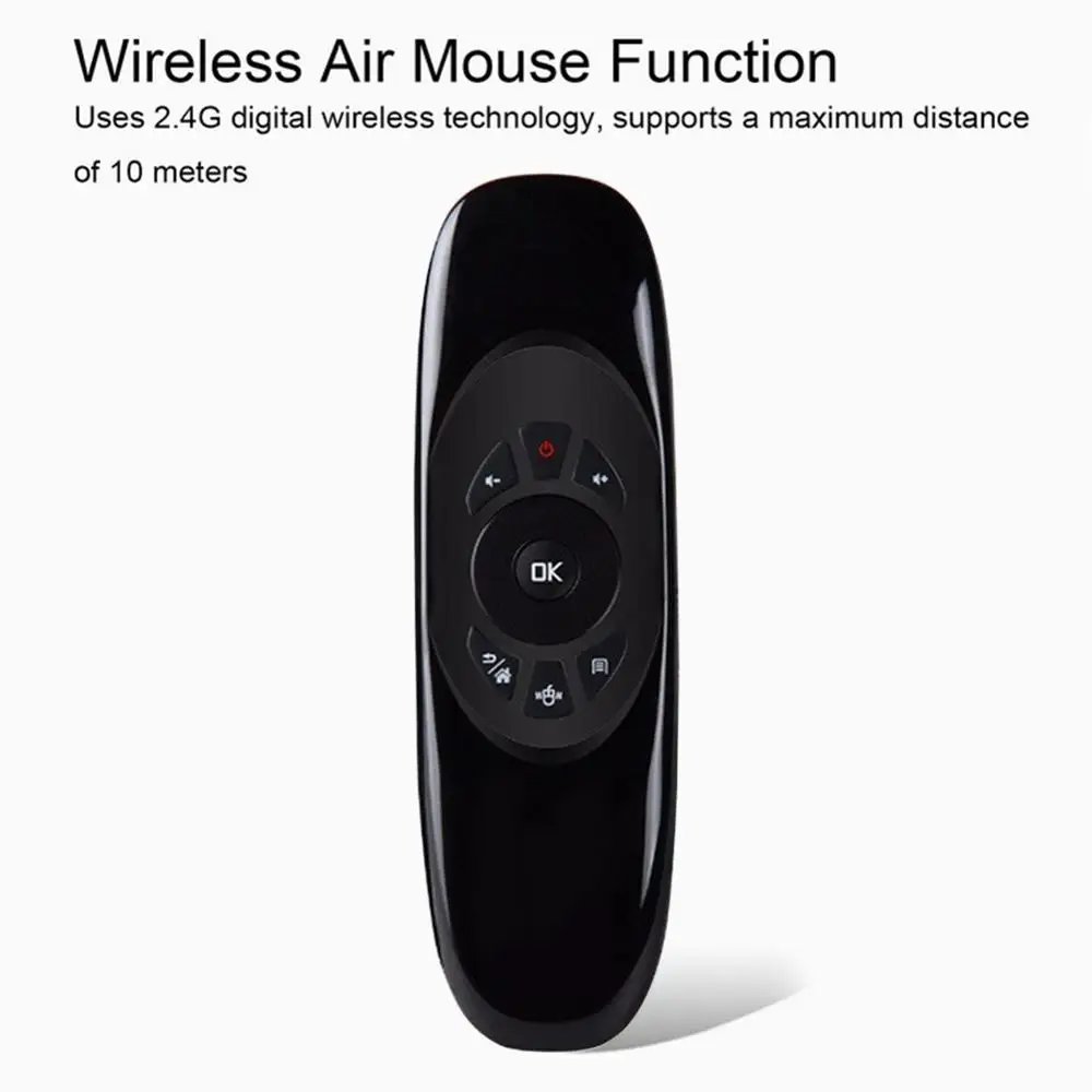 C120 Fly Air mouse беспроводной пульт для телевизора 6 осей сенсор 2,4G перезаряжаемый пульт дистанционного управления для Android Linux, Windows, Mac O