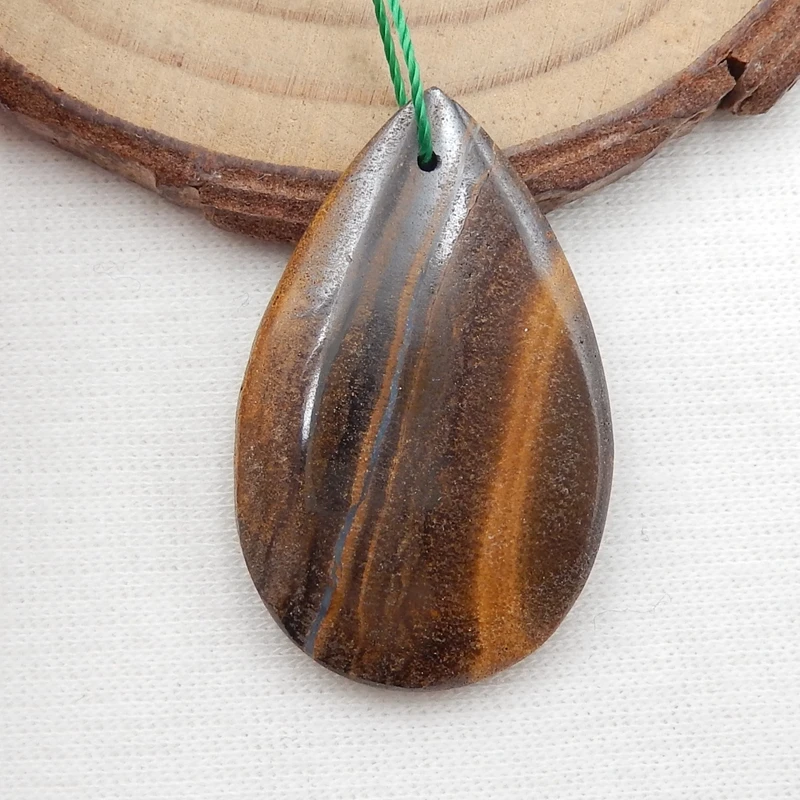 

Nugget Boulder Opal Pendant Bead,Jewelry Gift Gem Customized,33x20x5mm6g