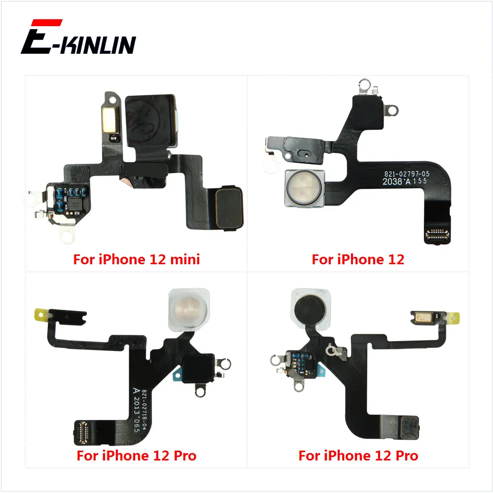 

10pcs\lot Proximity Distance Ambient Flash Light Sensor Flex Cable Repair Parts For iPhone 12 mini 12 Pro Max
