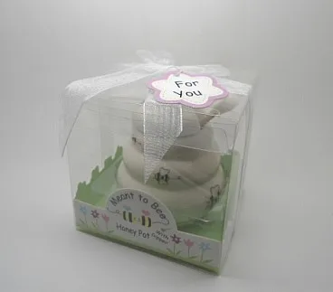 Акция продажа &quotпредназначено для пчелы&quot Керамический медовый горшок с