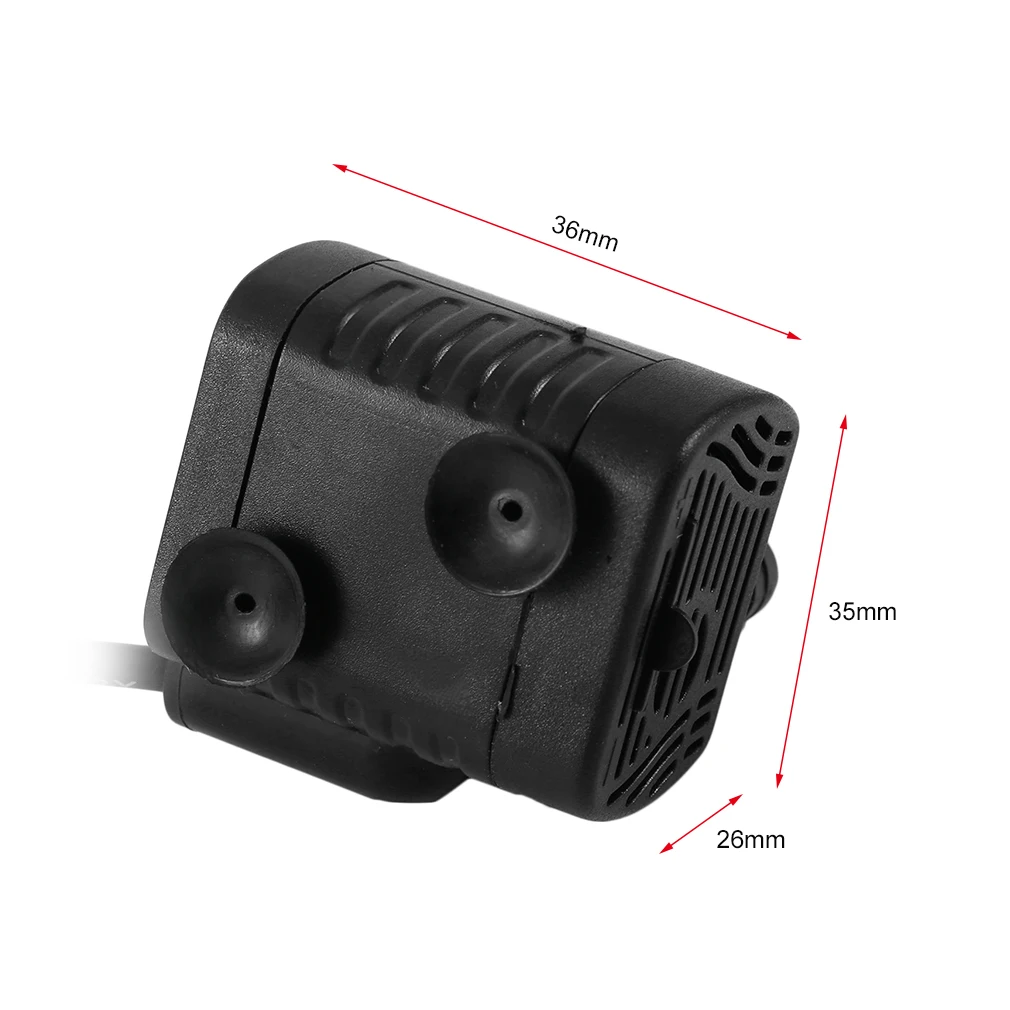 

Dropshipping DC 3.5-9V 3W USB Brushless Submersible Water Pump USB Mini Aquarium Landscape Fountain Fish Pond Tank Pump