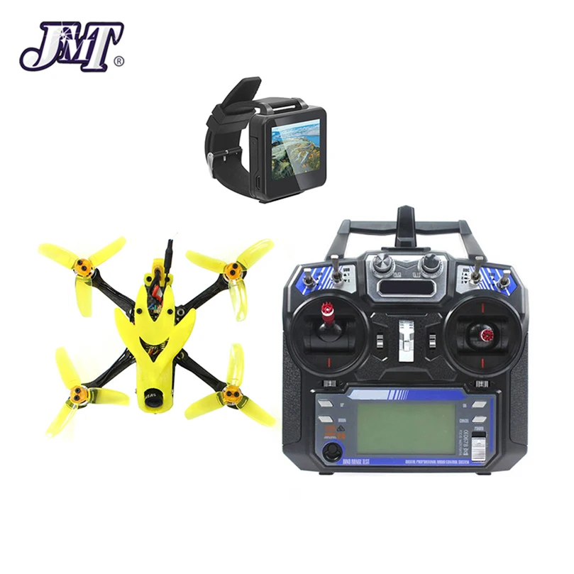 Полный набор 135 мм бесщеточный FPV гоночный Дрон 2S DIY RC Квадрокоптер с MiniF4 Полетным