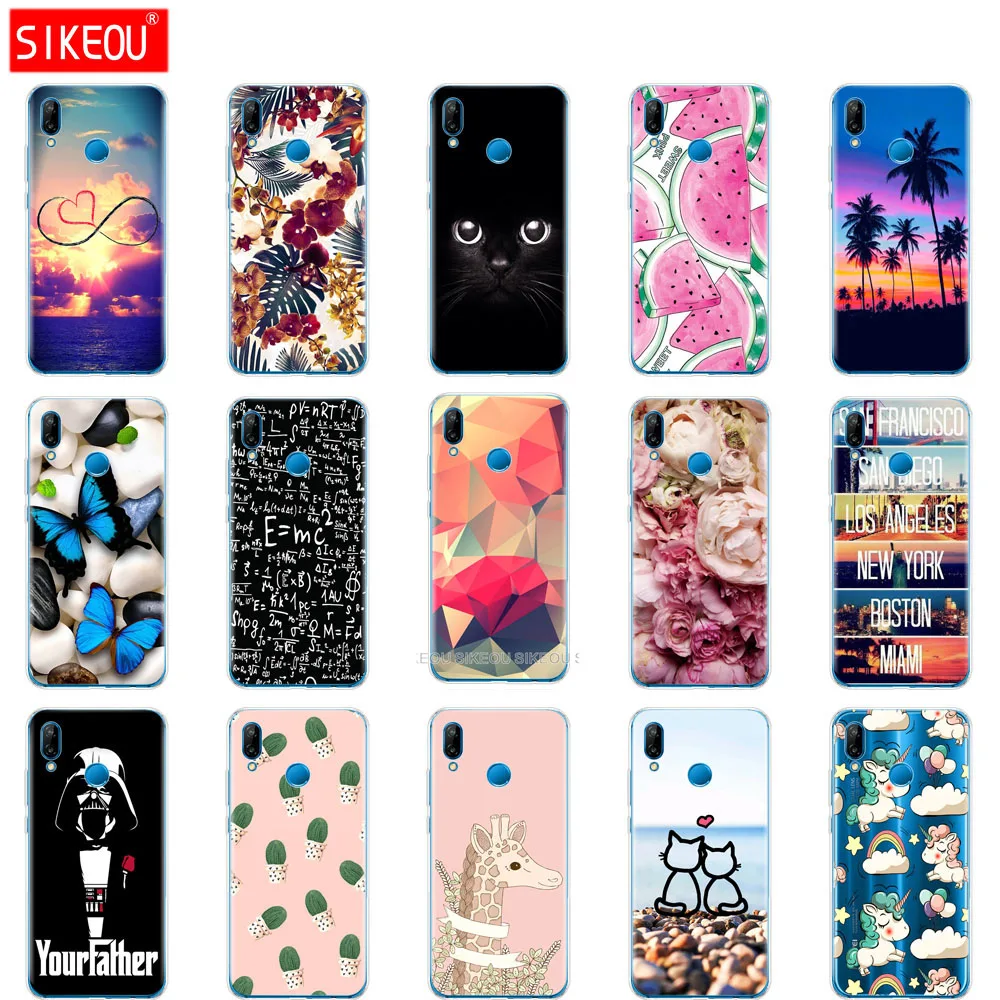 Силиконовый чехол для телефона huawei nova 3 Nova 3i чехлы Coque etui прозрачная красивая