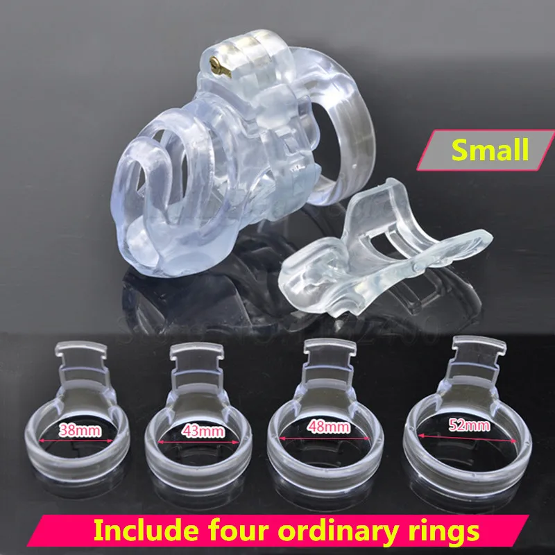 3D дизайн резиновое короткое мужское устройство верности замок для пениса клетка