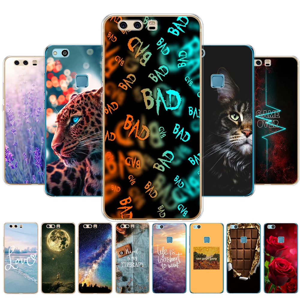 Чехол для телефона huawei P10 LITE Plus 2017 oft силиконовая задняя крышка из ТПУ 360 Защитный