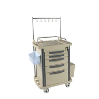 hospital abs medical emergency trolley emergency cart for hospital use