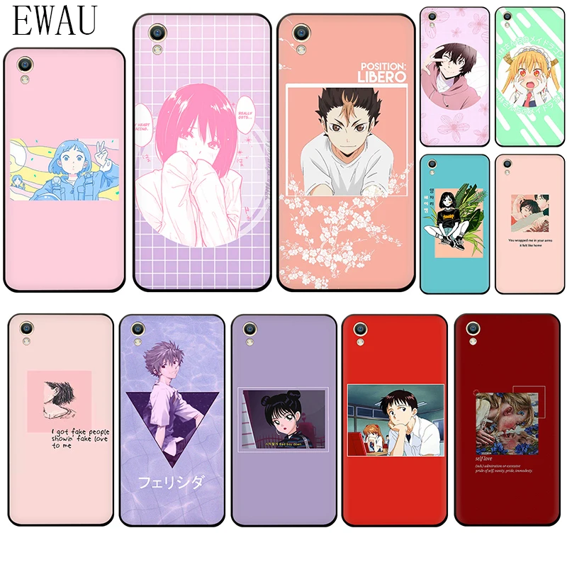 Силиконовый чехол для телефона EWAU Japanese anime Love Friend OPPO A1K A5 A9 Reno Z 2 3 10X Realme 5 Pro Q X2 XT X Lite