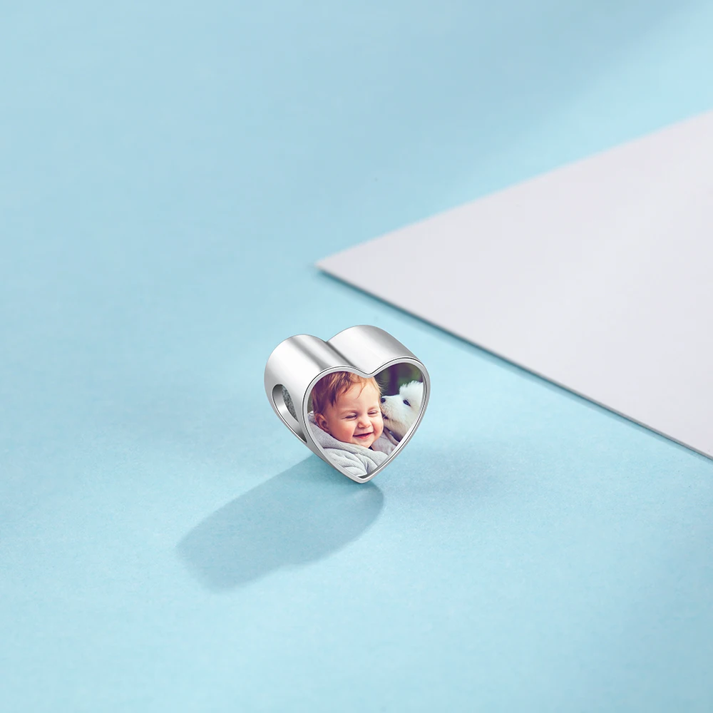 Персонализированные Очаровательные бусы в форме сердца для детской ноги