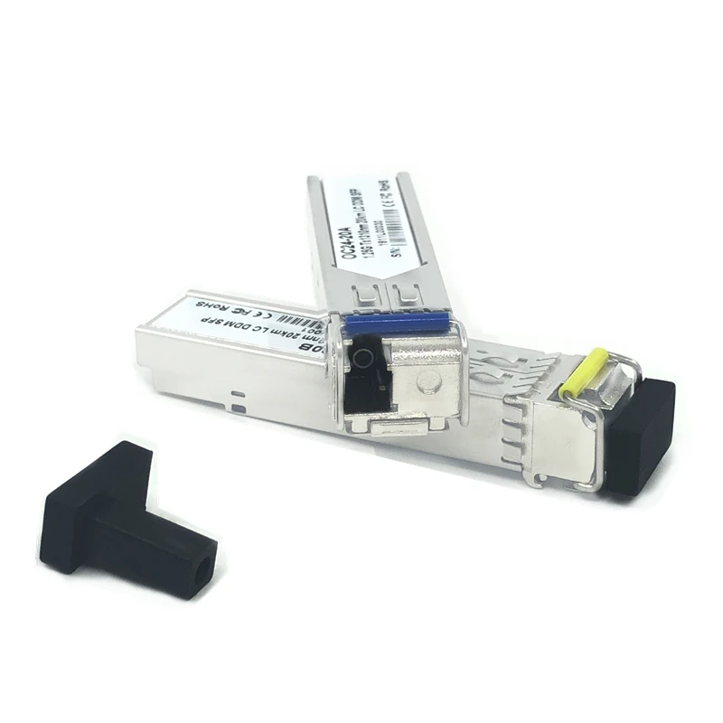 LC SFP волоконно-оптический модуль 1 25G 20 км 1310/1550 нм одиночный волоконный оптический