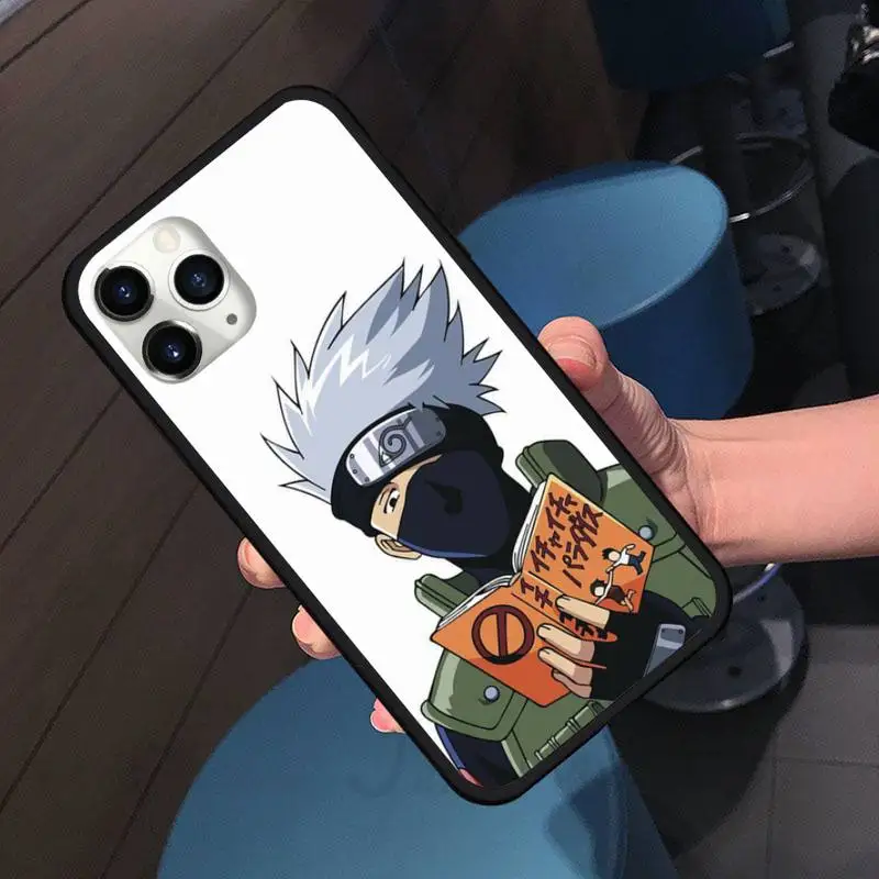 

Anime Naruto cool Phone Case For iphone 7 8 12 11 XR XS pro Max Mini plus Soft silicone cover shell funda