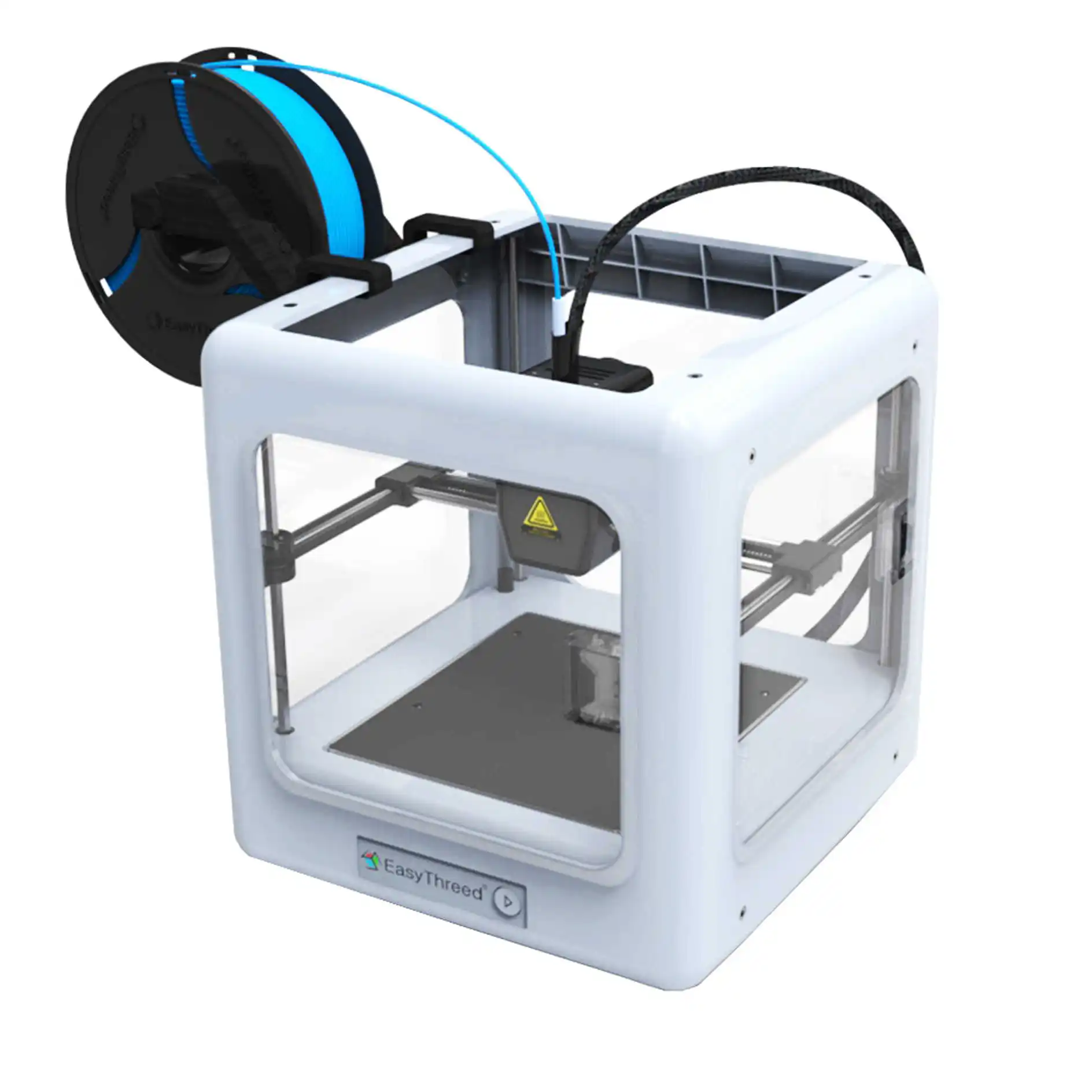 white add windows EasyThreed Nano 3d принтер портативный мини обучающий DIY комплект принтер Impressora 3D для детей 3d принтер Рождественский подарок - Цвет: white add windows