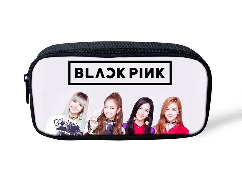 As Pictures ThiKin K POP черно-розовые школьные сумки для девочек, детский рюкзак со знаменитой звездой, детские сумки для подростков, школьный рюкзак Mochila на заказ Escolar - Цвет: As Pictures