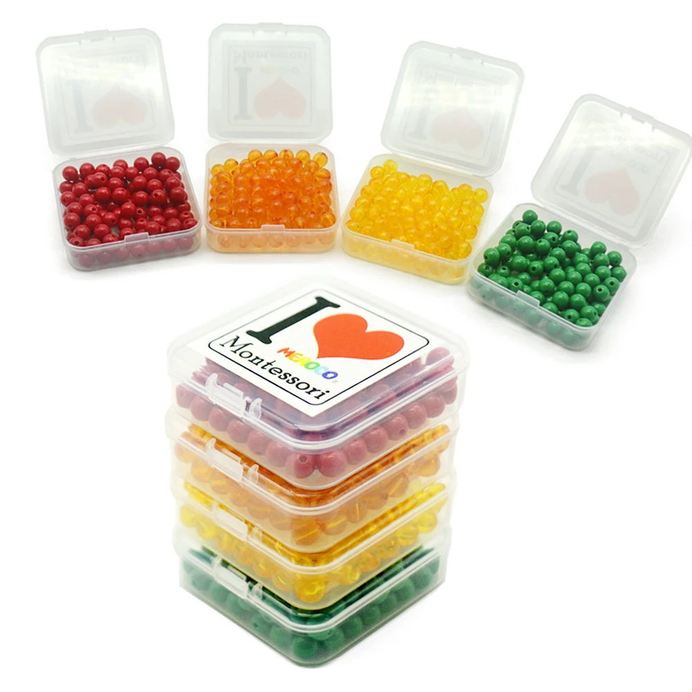 

Montessori Math Materials montessori math beads toys Golden Beads Count Preschool Educational Learning Toys for Children