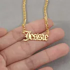 Женское Ожерелье с именем на английском языке из нержавеющей стали